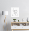 Custom One Line Poster