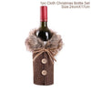 Santa Claus Wine Bottle Cover