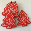 10pcs/set Christmas Tree Ornament Wooden Hanging Decorations