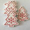 10pcs/set Christmas Tree Ornament Wooden Hanging Decorations