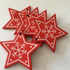 10pcs/set Christmas Tree Ornament Wooden Hanging Decorations