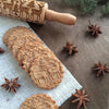 Christmas Embossing Rolling Pin